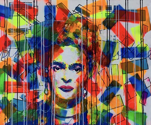 Frida Kahlo II by Esteban Vera, Painting for Sale on Singulart