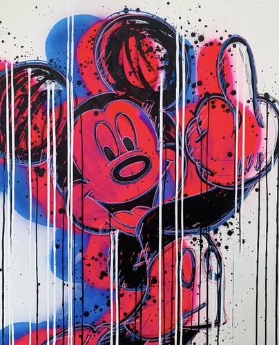 Fu*k Covid19 di Esteban Vera, Pittura in vendita su Singulart