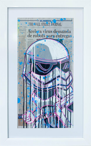 The human race van Esteban Vera, Werk op papier te koop op Singulart