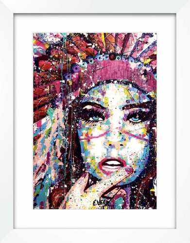 Native Girl von Esteban Vera, Druck kaufen auf Singulart