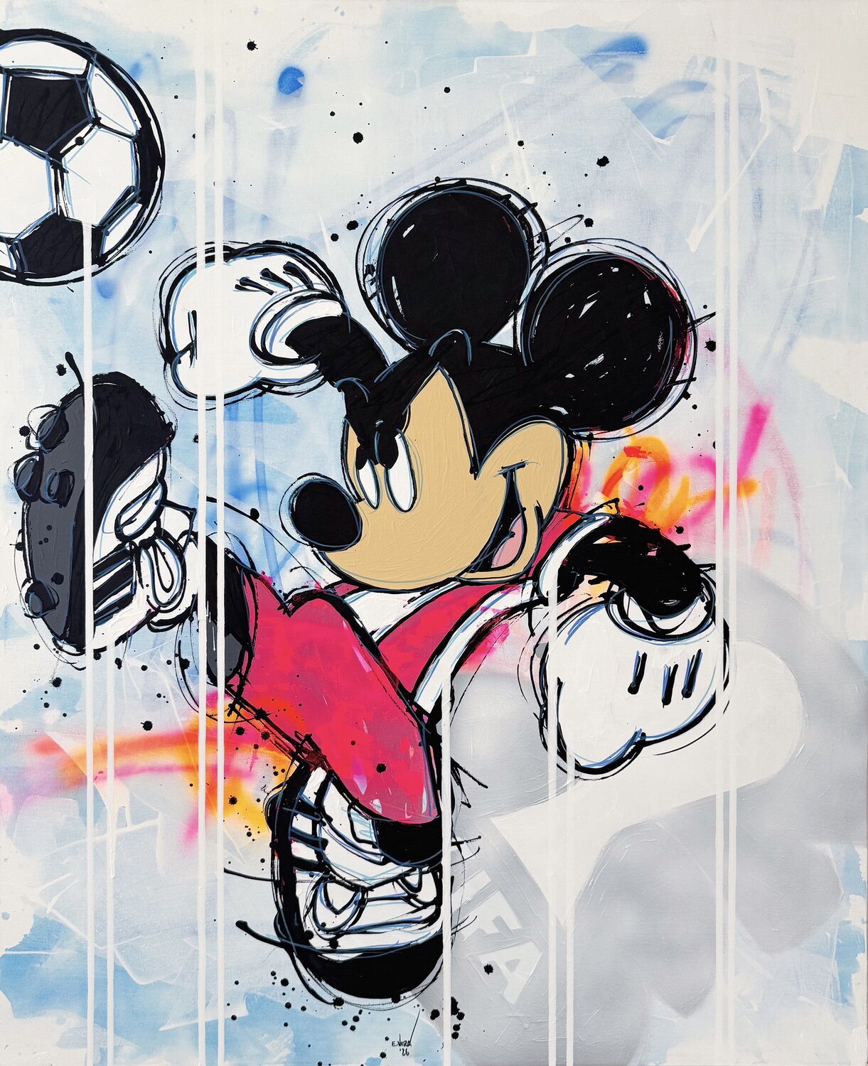The Pulse of Victory Esteban Vera Original painting for sale