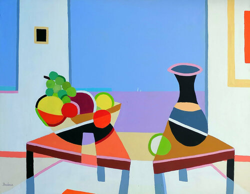 En regardant vers le large. van Jean-Pierre Borderie, Schilderij te koop op Singulart