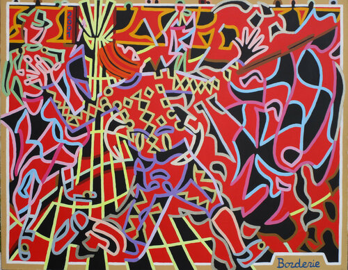 La victoire du taureau di Jean-Pierre Borderie, Pittura in vendita su Singulart