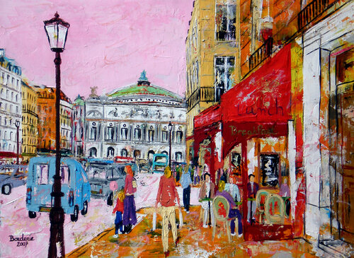 Café avenue de l'Opéra Jean-Pierre Borderie