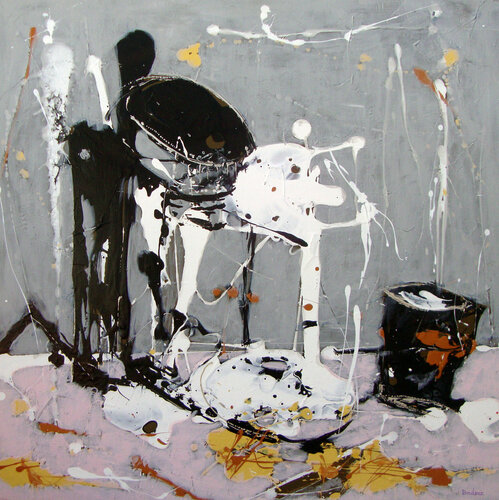 La cafetière. van Jean-Pierre Borderie, Schilderij te koop op Singulart