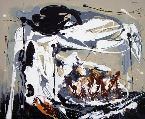 La friteuse. von Jean-Pierre Borderie, Malerei kaufen auf Singulart