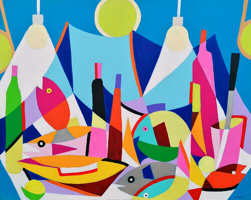 Les six poissons. Jean-Pierre Borderie