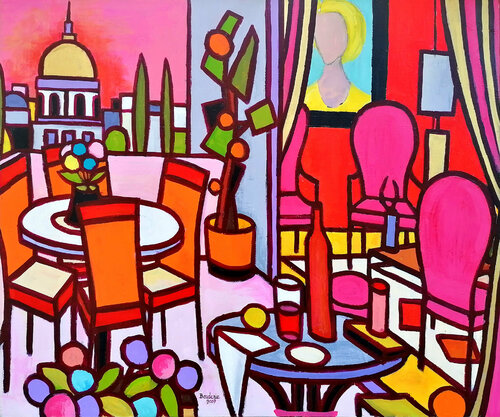 Terrasse sur les Invalides Jean-Pierre Borderie