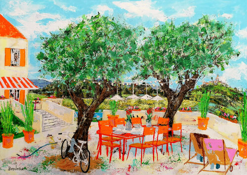 En attendant le déjeuner. Jean-Pierre Borderie