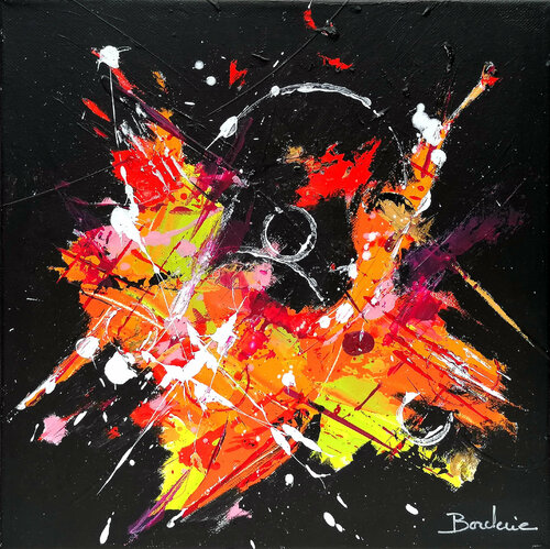 Le déjeuner en plein vol. van Jean-Pierre Borderie, Schilderij te koop op Singulart