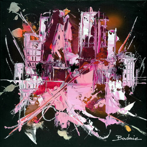 Nuit sur la ville. de Jean-Pierre Borderie, Pintura a la venta en Singulart
