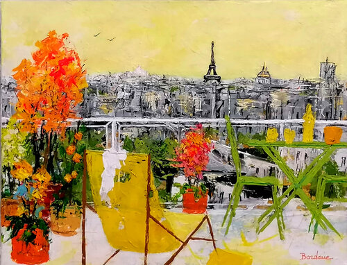 La table verte. Jean-Pierre Borderie