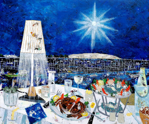 Un soir au Ferret. von Jean-Pierre Borderie, Malerei kaufen auf Singulart