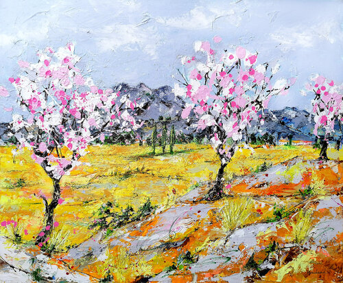 Sur le chemin les trois arbres Jean-Pierre Borderie