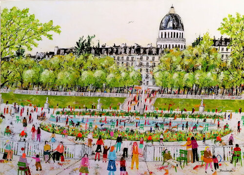 Souvenir de mon enfance au Jardin du Luxembourg Jean-Pierre Borderie