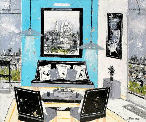 Intérieur Bleu Jean-Pierre Borderie