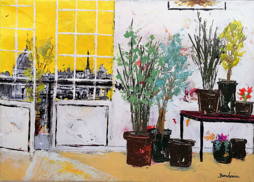 La porte fenêtre. Jean-Pierre Borderie