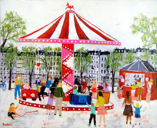Le manège rouge. Jean-Pierre Borderie