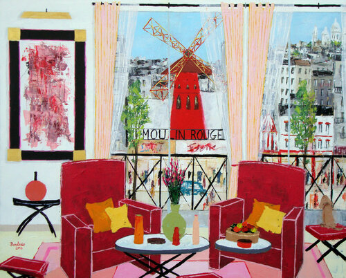 Julien le chien von Jean-Pierre Borderie, Malerei kaufen auf Singulart