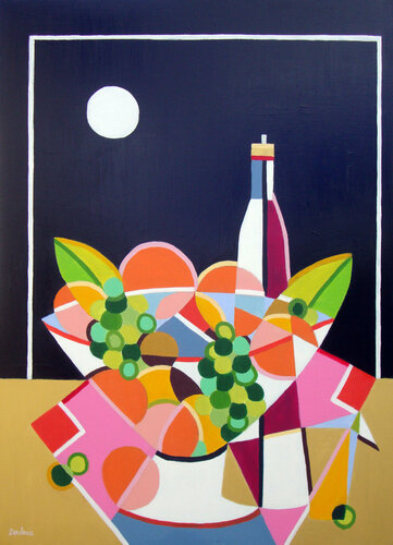 Les oranges. di Jean-Pierre Borderie, Pittura in vendita su Singulart