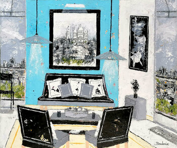 Intérieur Bleu Jean-Pierre Borderie