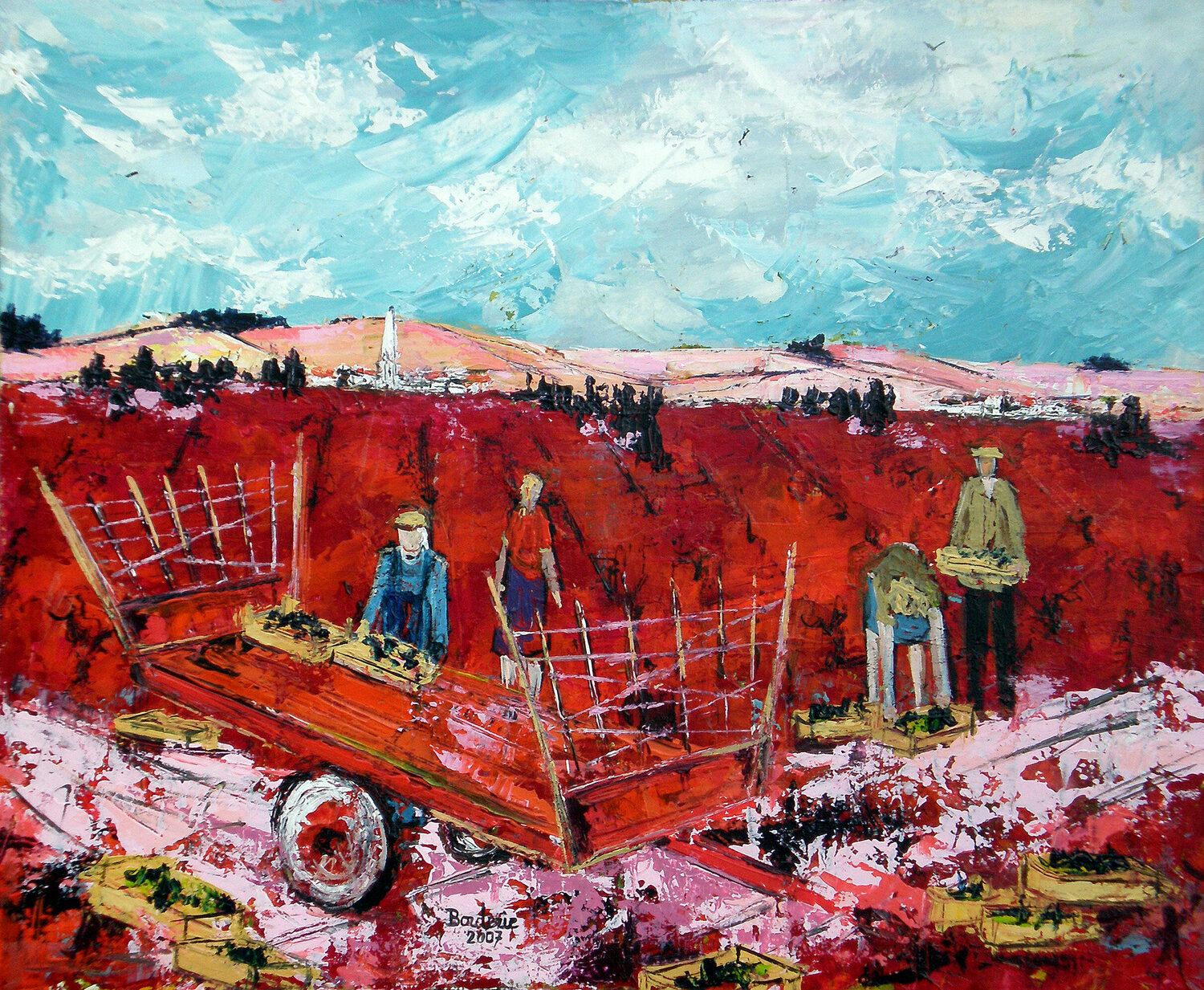 Sur le chemin. Jean-Pierre Borderie