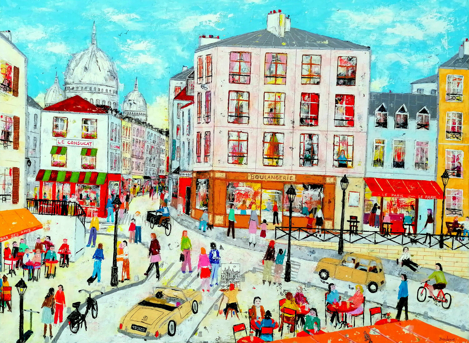 Paris est une fête. Jean-Pierre Borderie