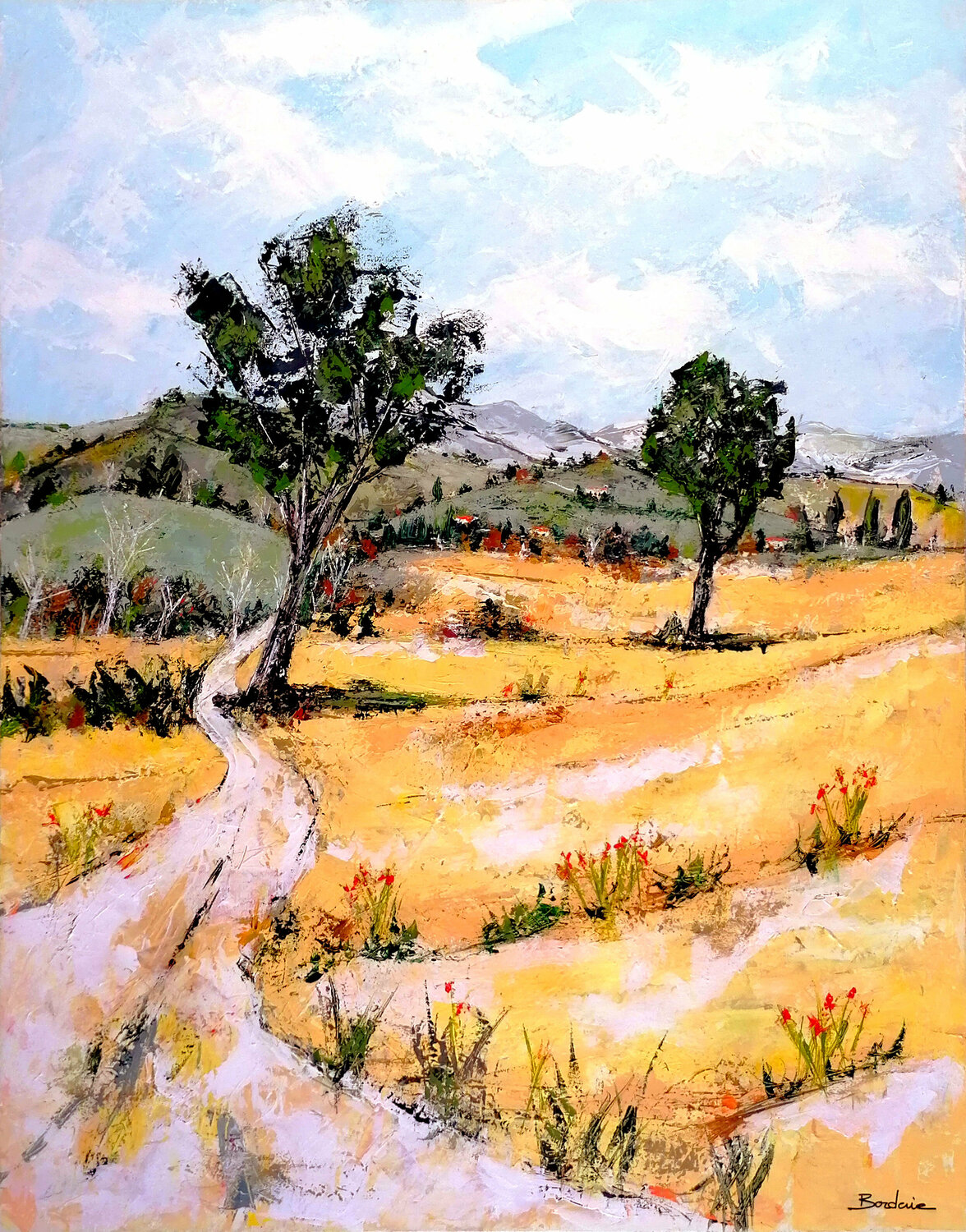 Les coquelicots. Jean-Pierre Borderie