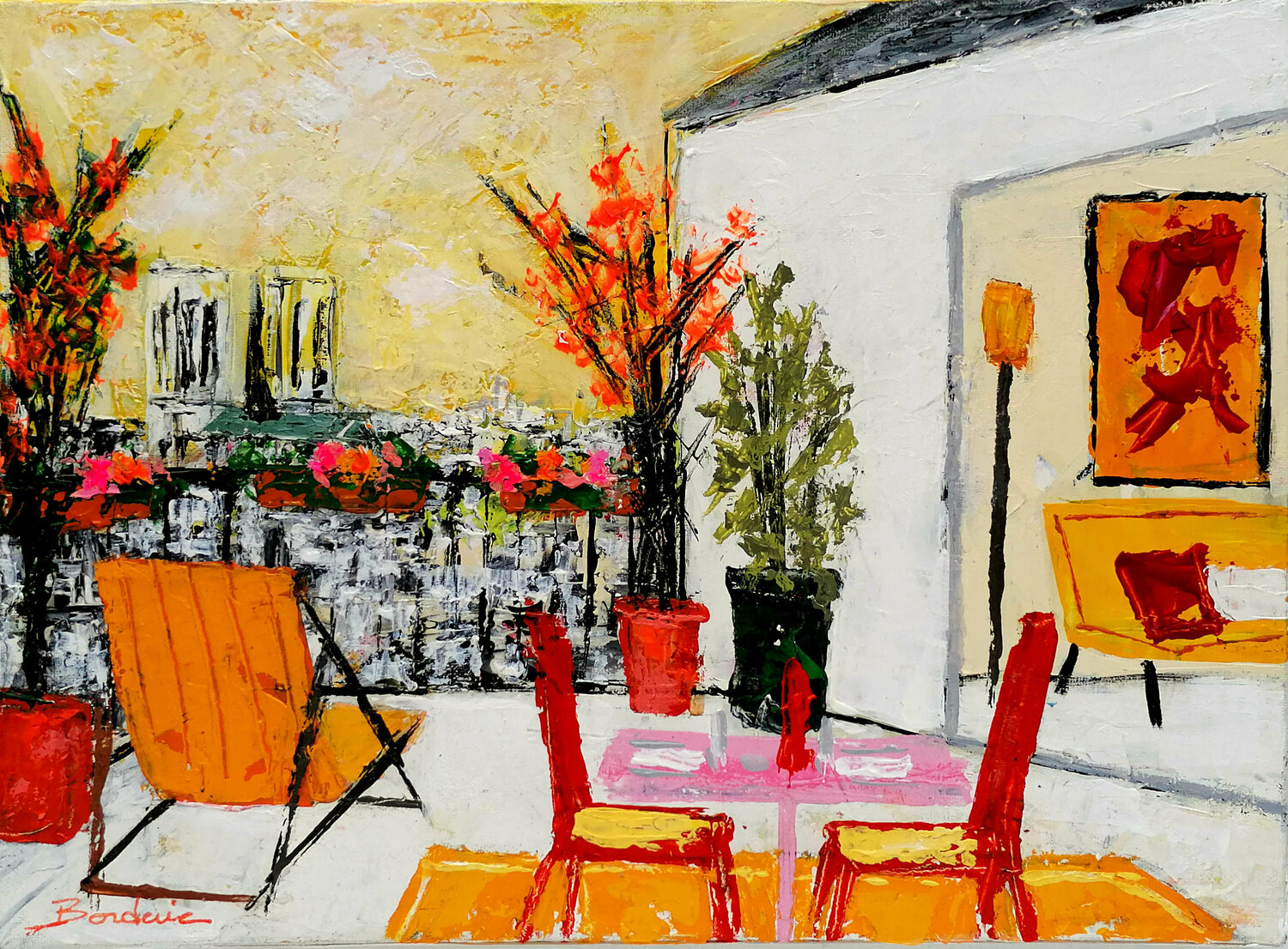 Terrasse sur Paris Jean-Pierre Borderie