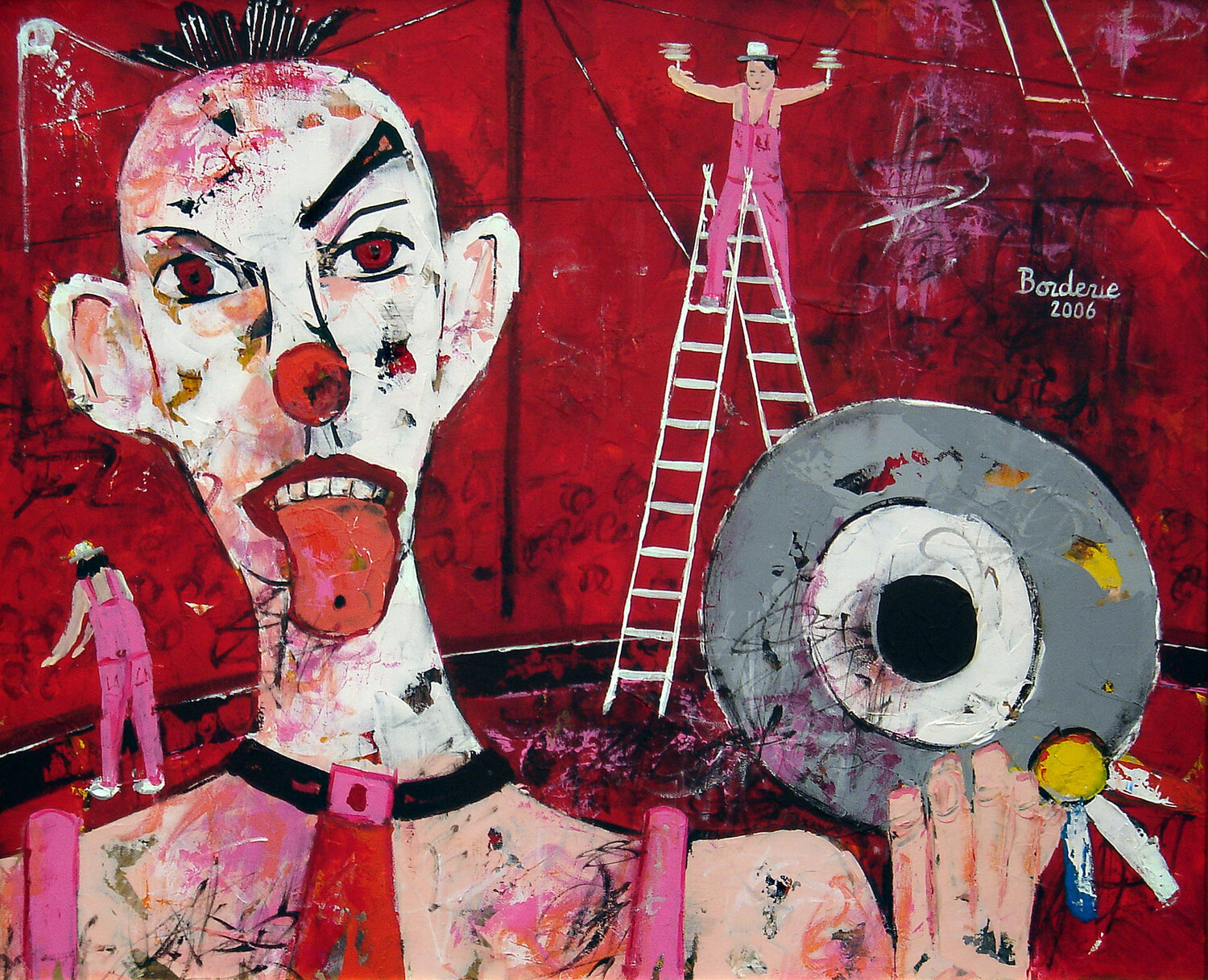 Le clown au piercing. Jean-Pierre Borderie