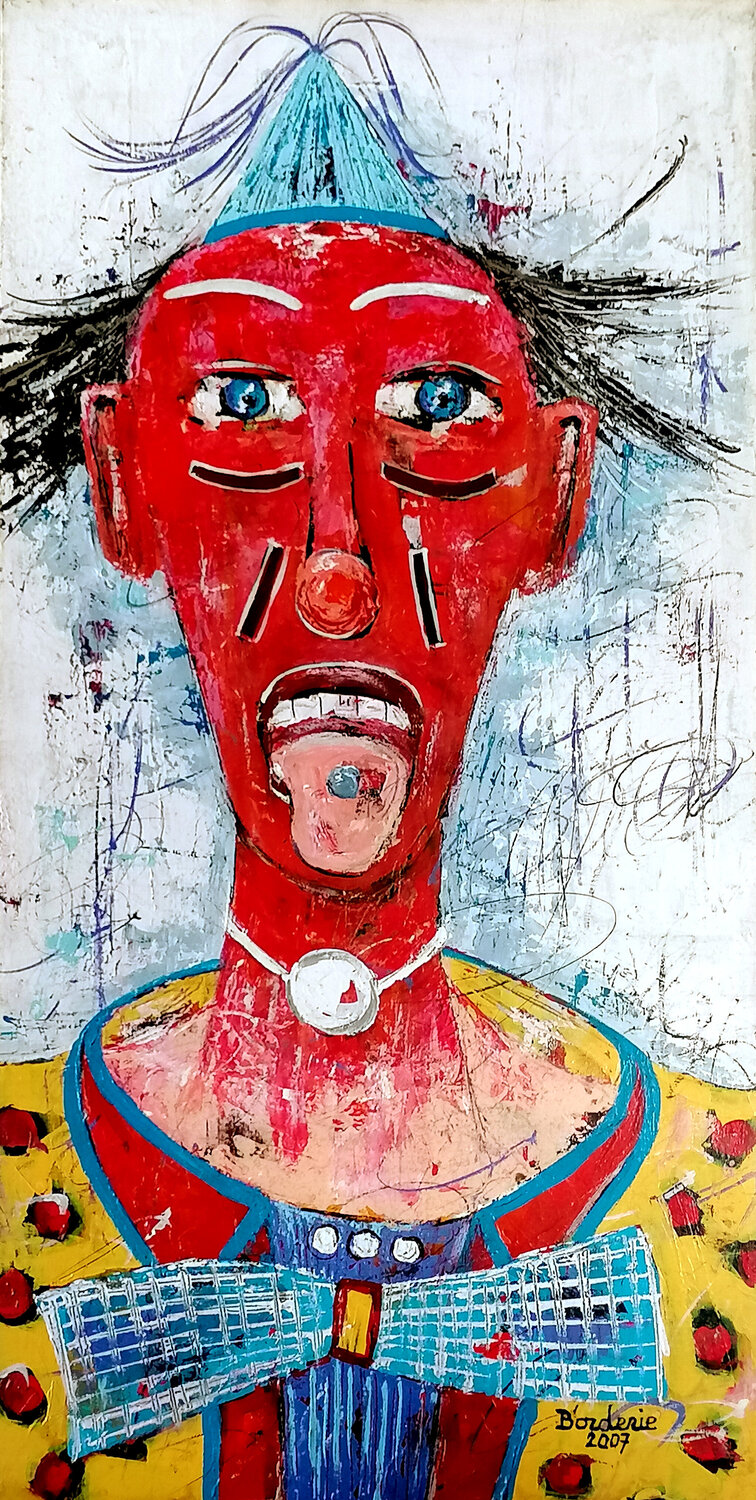 Clown au percing Jean-Pierre Borderie