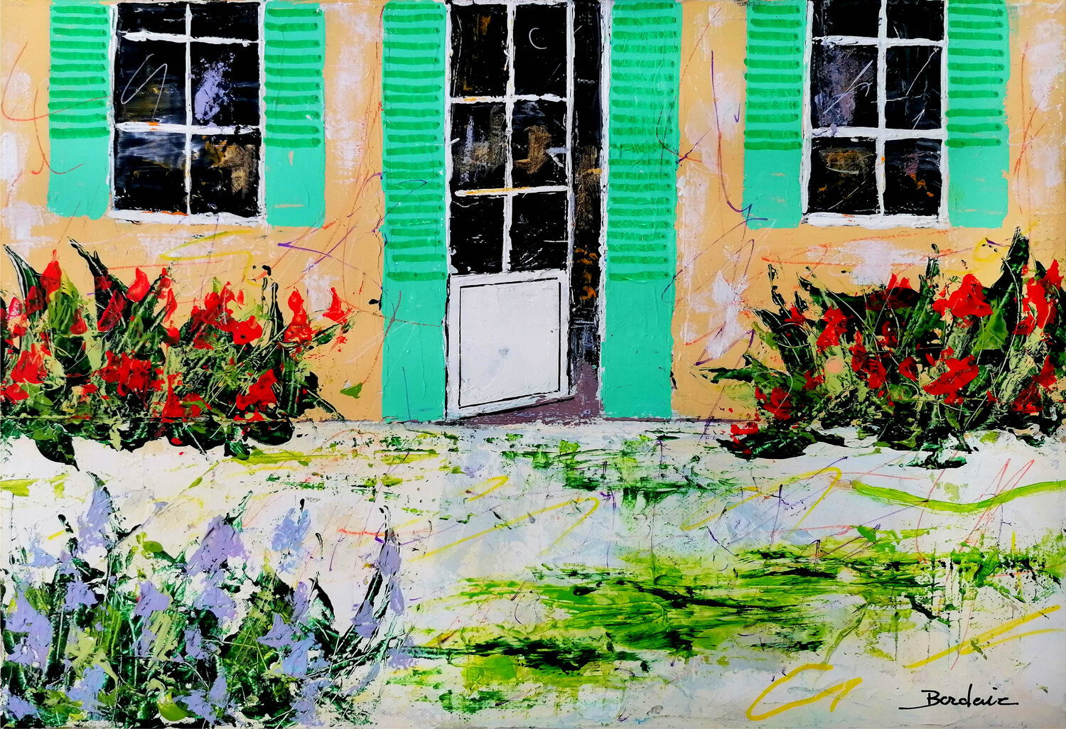 Les volets vert. Jean-Pierre Borderie