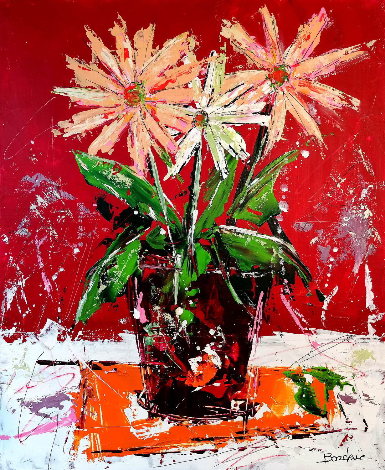 Bouquet de fleurs 3 Jean-Pierre Borderie