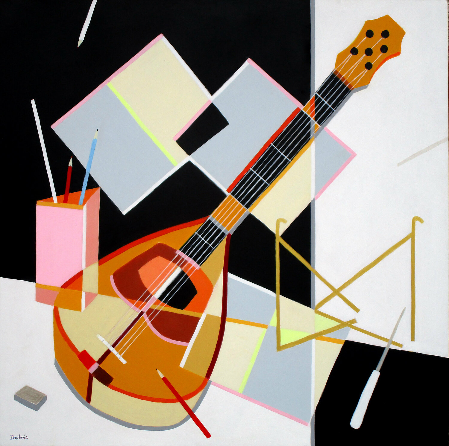 La mandoline et les crayons Jean-Pierre Borderie