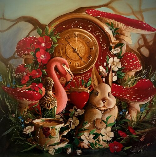 Shrink par Zoe Chigi (Valentina Toma'), Peinture en vente sur Singulart