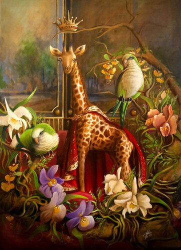 Call me "Your Royal highness " par Zoe Chigi (Valentina Toma'), Peinture en vente sur Singulart