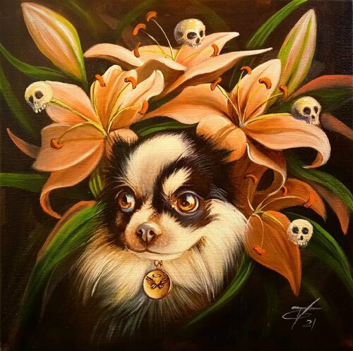 True love par Zoe Chigi (Valentina Toma'), Peinture en vente sur Singulart