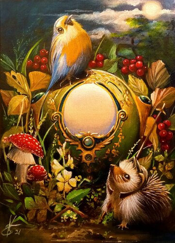 Special guardians par Zoe Chigi (Valentina Toma'), Peinture en vente sur Singulart