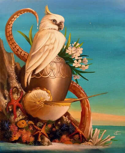 Sea stars par Zoe Chigi (Valentina Toma'), Peinture en vente sur Singulart
