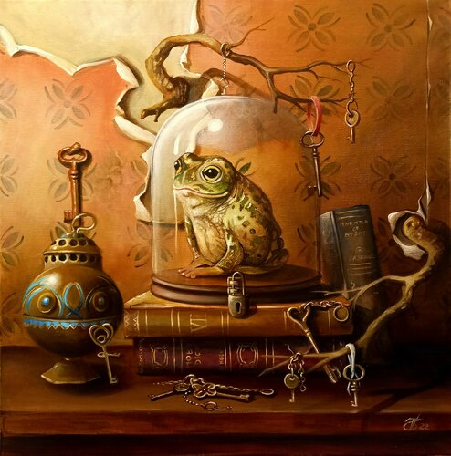 Choose the right key , he could be a prince par Zoe Chigi (Valentina Toma'), Peinture en vente sur Singulart