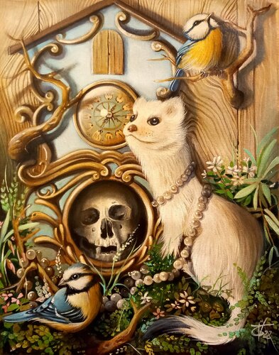 My treasure IV : Reliquary par Zoe Chigi (Valentina Toma'), Peinture en vente sur Singulart