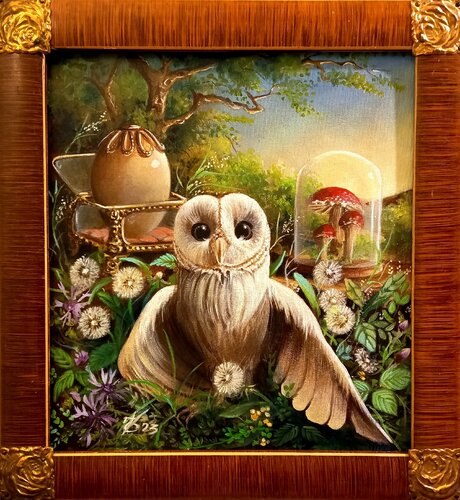 Dandelions par Zoe Chigi (Valentina Toma'), Peinture en vente sur Singulart