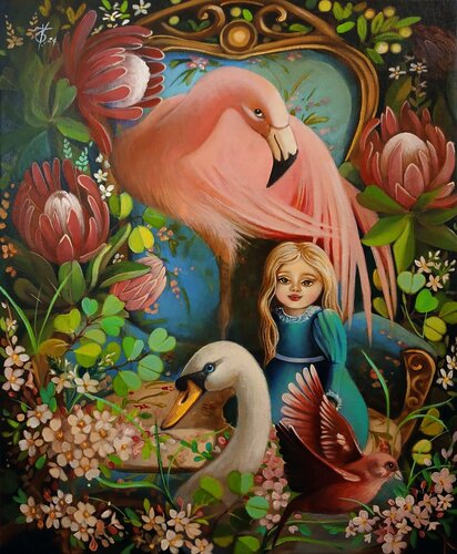 The doll par Zoe Chigi (Valentina Toma'), Peinture en vente sur Singulart