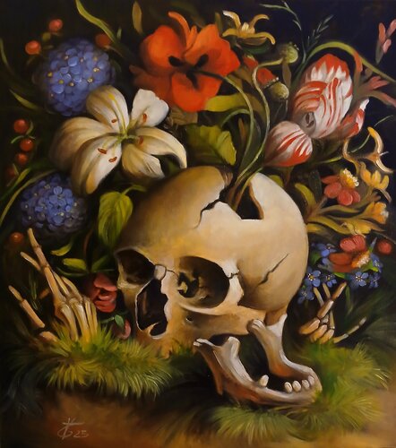 Wow ! My jaw dropped ! par Zoe Chigi (Valentina Toma'), Peinture en vente sur Singulart