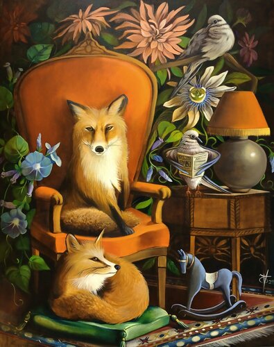 The news dove par Zoe Chigi (Valentina Toma'), Peinture en vente sur Singulart