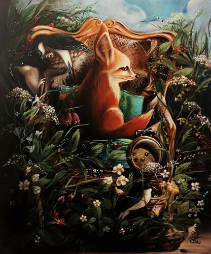 Useful old broken things van Zoe Chigi (Valentina Toma'), Schilderij te koop op Singulart