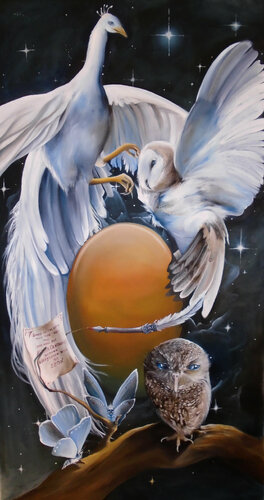 Alphna Centaury par Zoe Chigi (Valentina Toma'), Peinture en vente sur Singulart