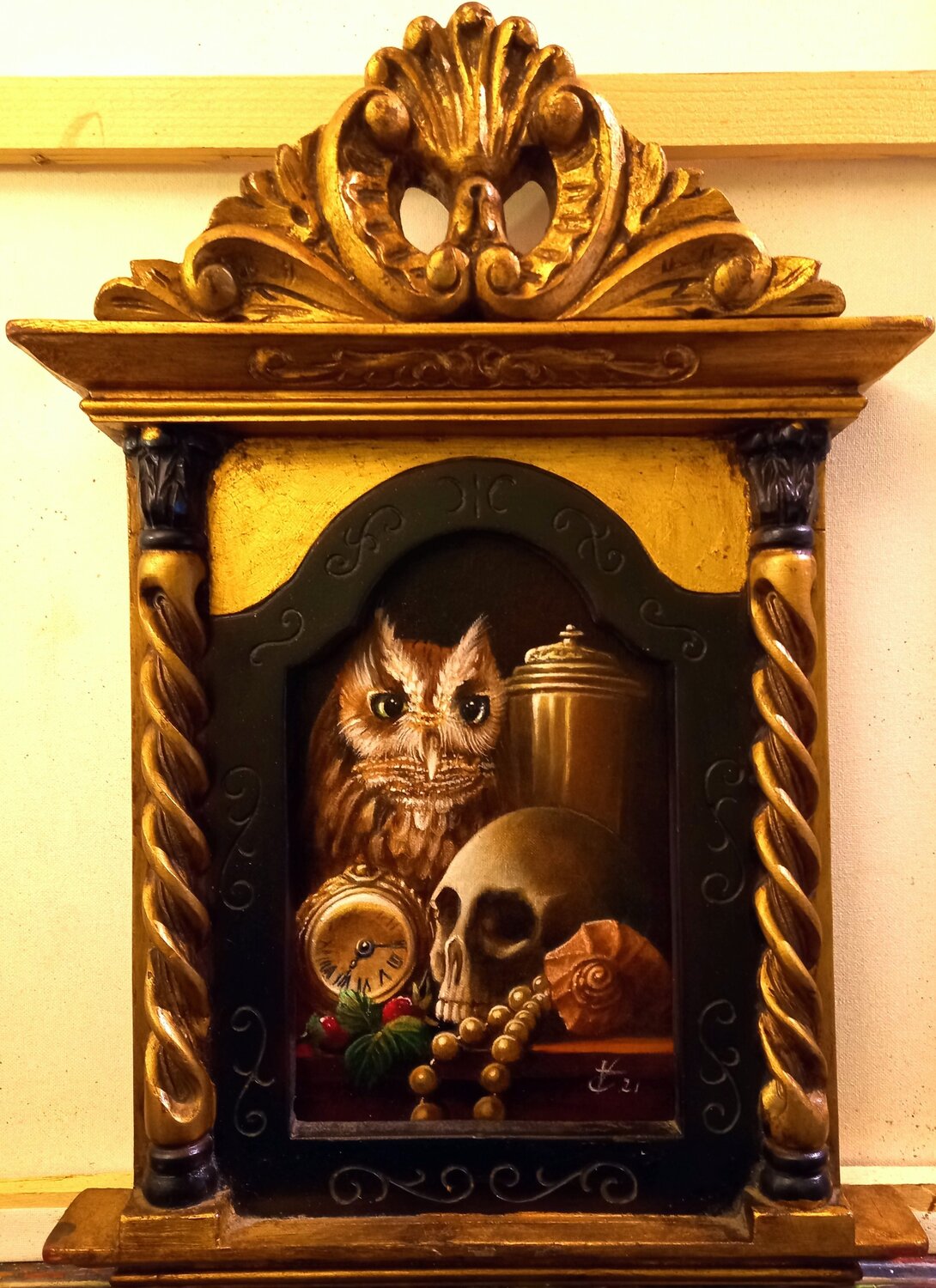Time doesn't matter Zoe Chigi (Valentina Toma') Peinture originale à vendre
