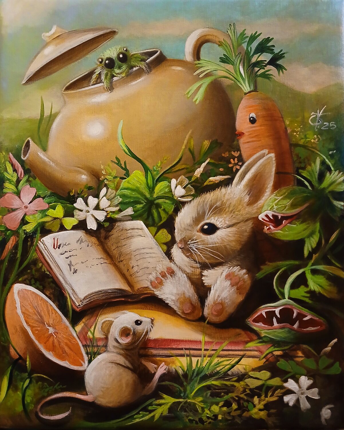 A cool Story Zoe Chigi (Valentina Toma') Origineel schilderij te koop