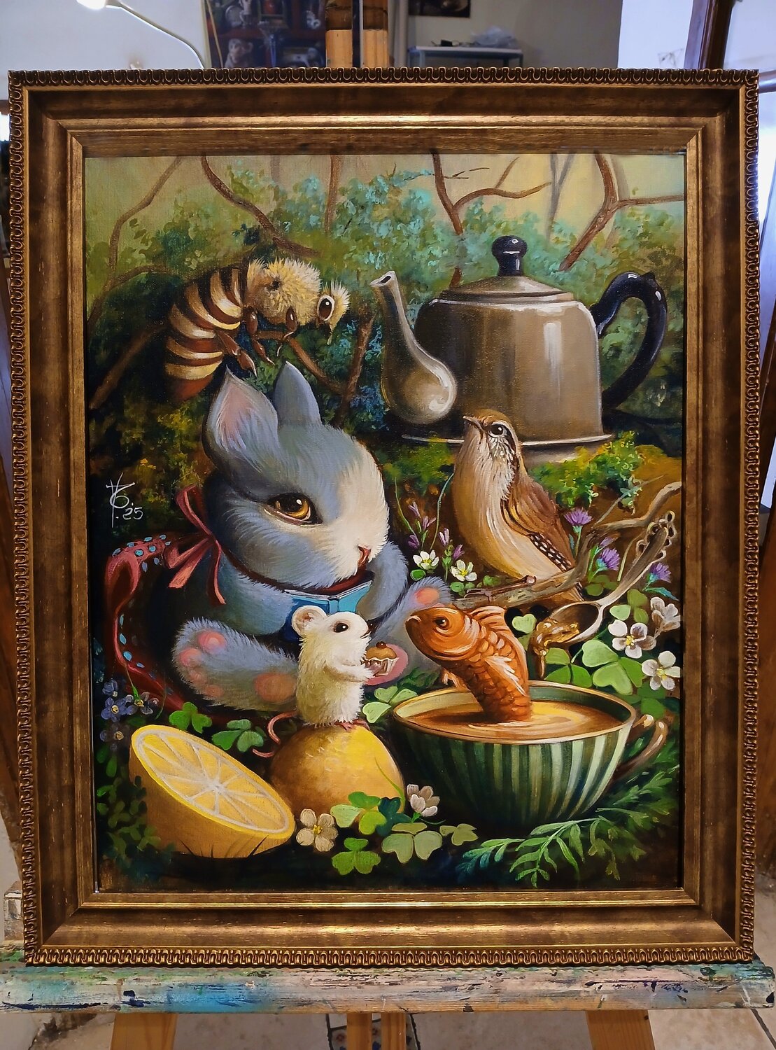 The offer Zoe Chigi (Valentina Toma') Peinture originale à vendre